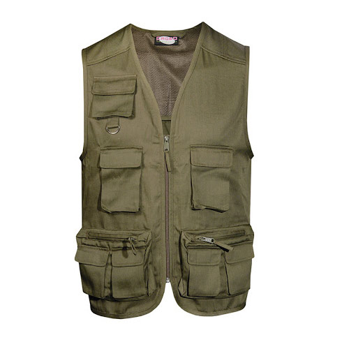FAGEO-014-Fishing Vest With Mesh Lining